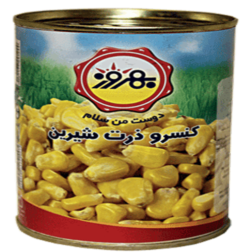 کنسرو ذرت شیرین بهروز